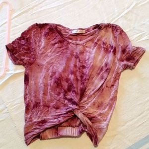 Tie dye crop top